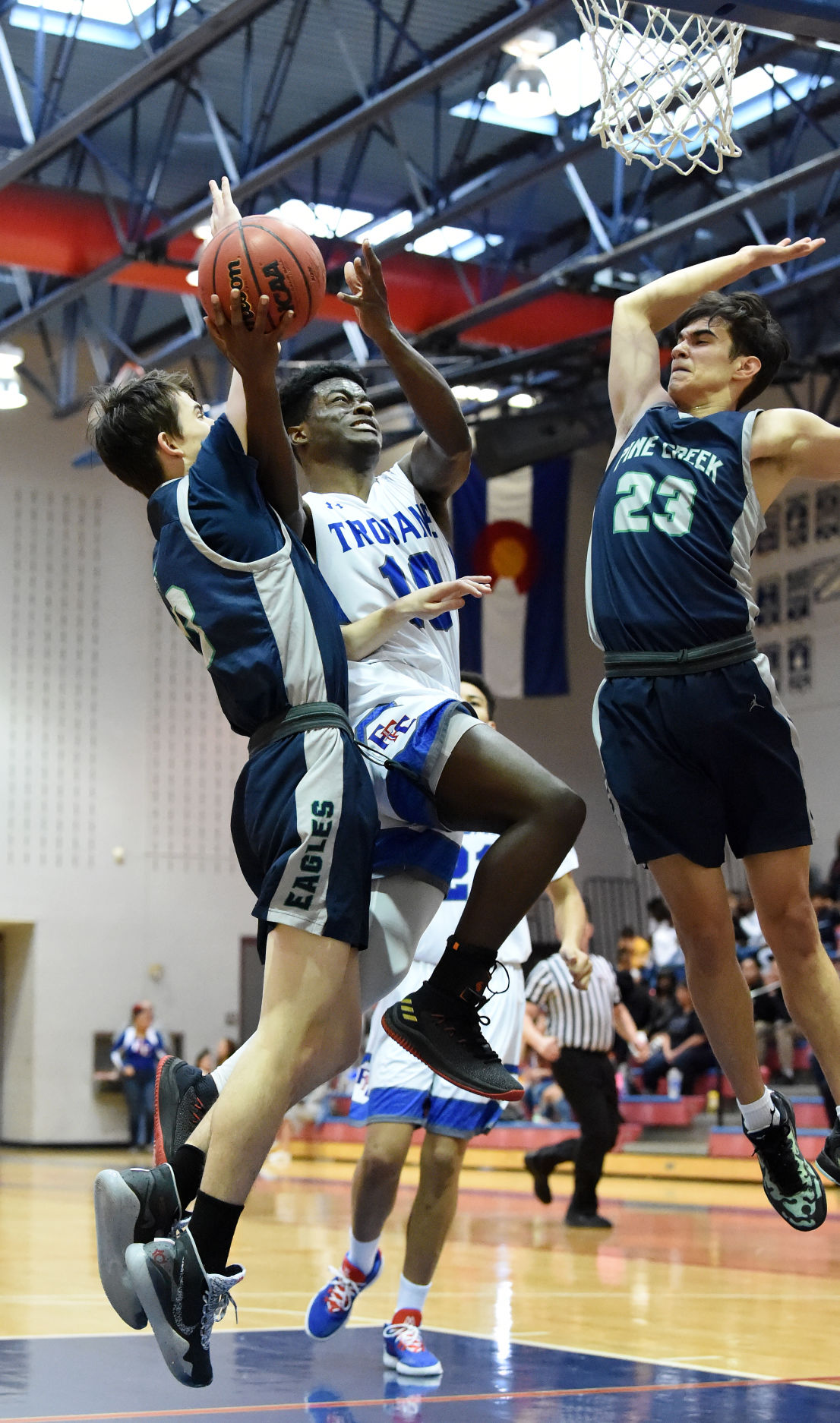 PHOTOS: Fountain-Fort Carson Trojans (58) Pine Creek Eagles (70)